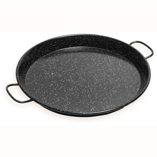 Padella Briebe55 Padella Per Paella Valenciana Briebe Smaltata 55 cm, Antiaderente 16 Porzioni di Paella, Gas, Ho