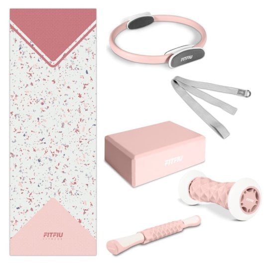 Pack De Yoga Kitwell-601 Rosa Fitfiu Fitness