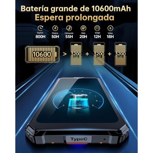 Oukitel WP23 7/64GB Negro Libre