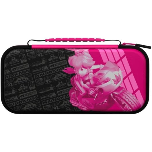 Estojo de viagem PDP Glow Grand Prix Peach para Nintendo Switch