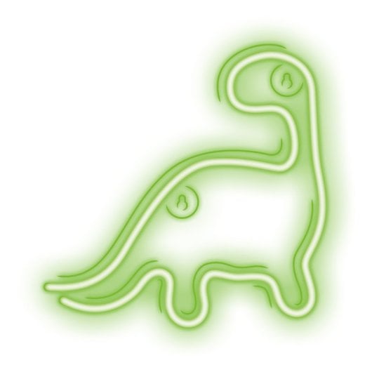 Forever Neon Led Light Dinosaurier Grün