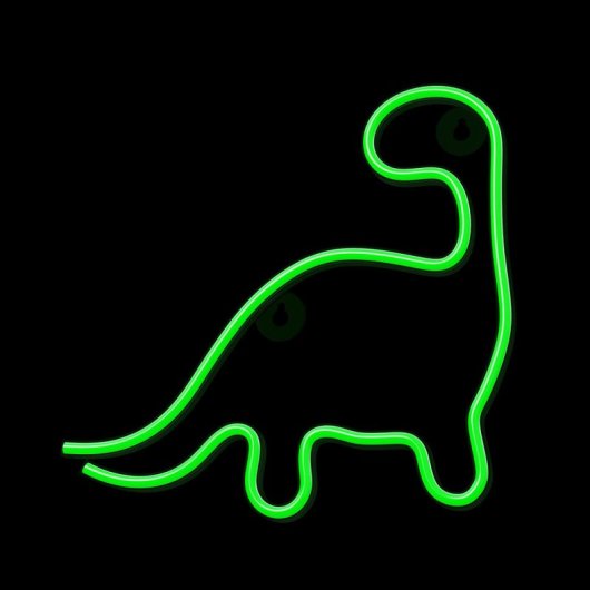 Forever Neon Led Light Dinosaurier Grün