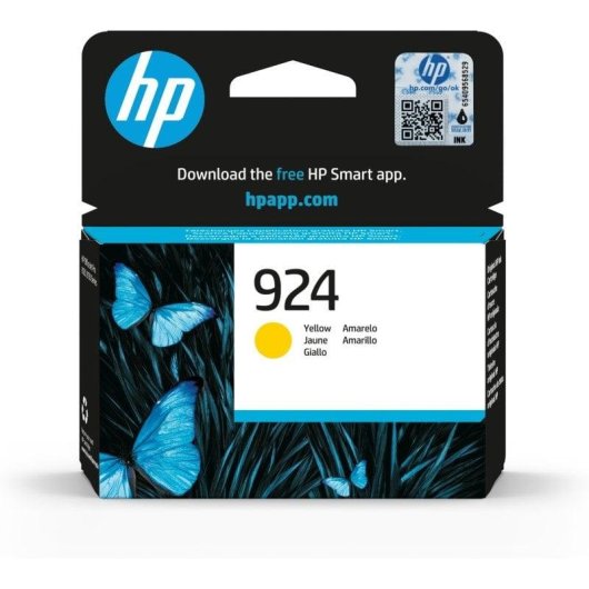 Cartouche d'encre HP 924 Jaune Rendement Standard