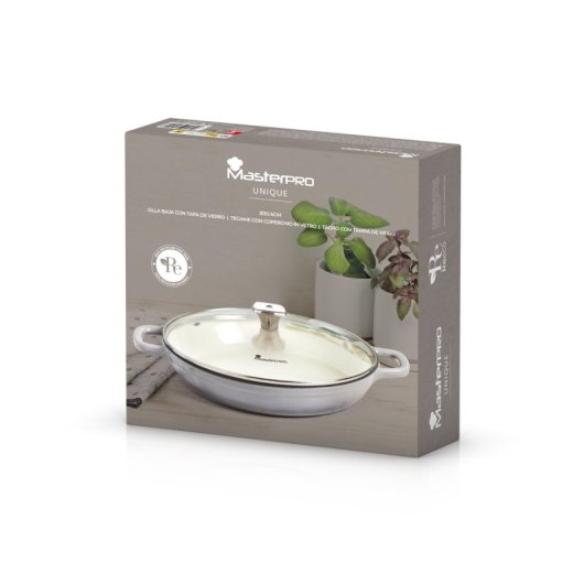Masterpro Unique MP Cocotte 30 Cm Blanc 2 L | PcComponentes.fr