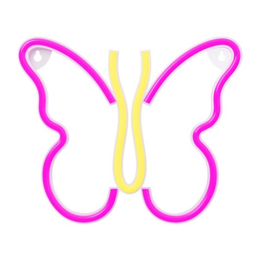 Forever Neon Led Light Butterfly Pink