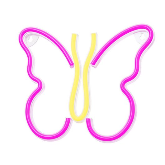 Forever Neon Led Light Butterfly Pink