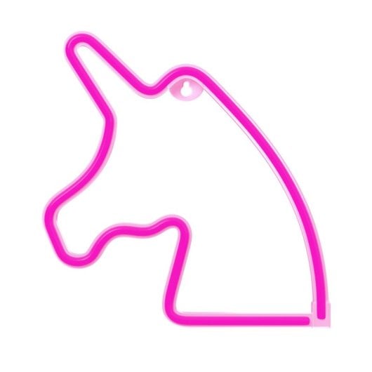 Forever Neon Led Light Licorne Rose Chauve-Souris+usb