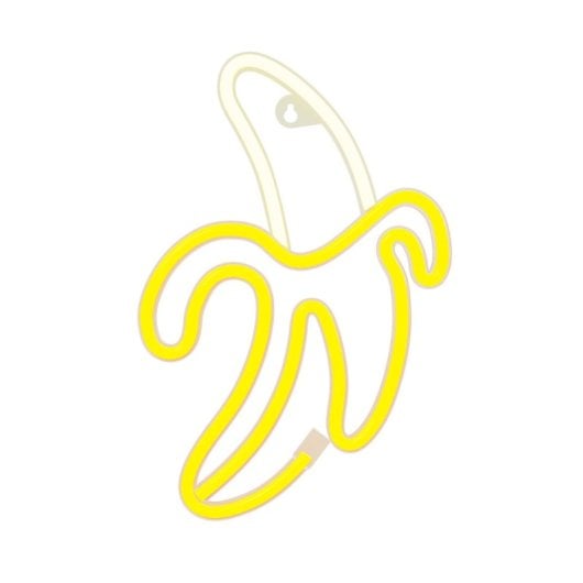 Forever Neon Led Licht Banane Weiß Gelb