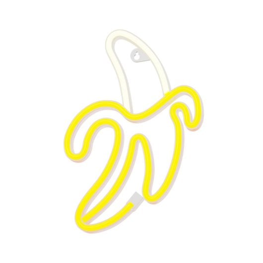 Forever Neon Led Light Banana Bianco Giallo Bat+usb