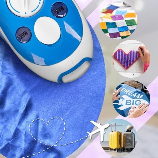 Duronic SI2 BE Plancha de Viaje Mini 375W Azul
