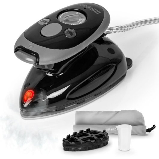 Duronic SI2 BK Plancha de Viaje Mini 375W Negro