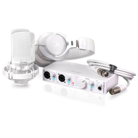 Arturia MiniFuse Recording Paquete de Grabación Blanco