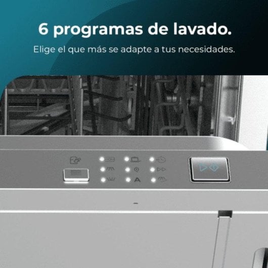 Lavavajillas Cecotec Bolero Aguazero 4101 Full-BI 11 Couverts Classe E Dual Zone