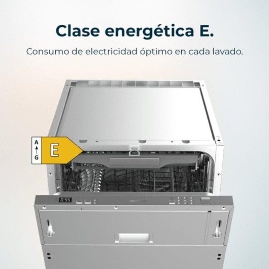 Lavavajillas Cecotec Bolero Aguazero 4101 Full-BI 11 Couverts Classe E Dual Zone
