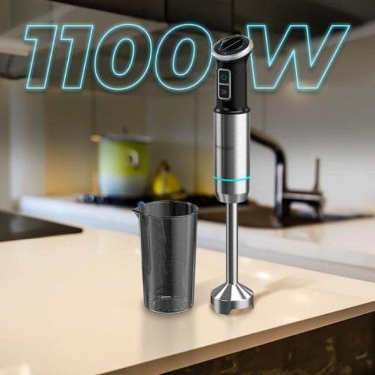 Licuadora Cecotec Power Neutron 1100MAX 4 lames titane noir Turbo XL