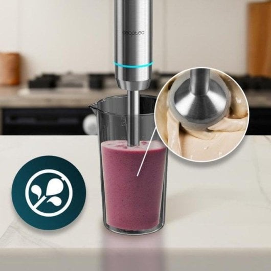 Licuadora Cecotec Power Neutron 1100MAX 4 lames titane noir Turbo XL