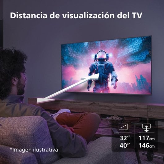 Philips 40PFS6009 40” 102cm Full HD LED TV Dolby Audio Titan OS