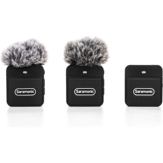 Saramonic Blink100 B2 Sistema de Micrófono Inalámbrico Ultracompacto de Doble Canal
