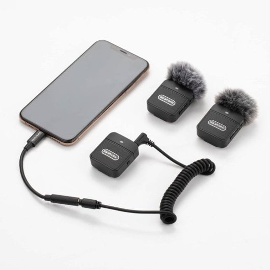 Saramonic Blink100 B2 Sistema de Micrófono Inalámbrico Ultracompacto de Doble Canal