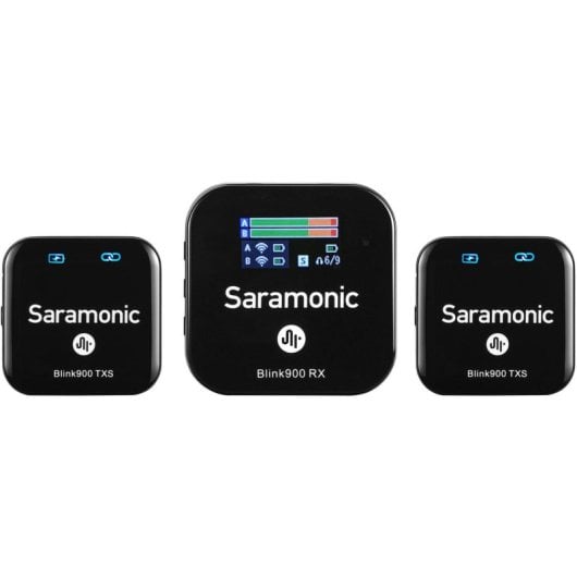 Saramonic Blink900 S2 Système de microphone sans fil double canal ultra-compact