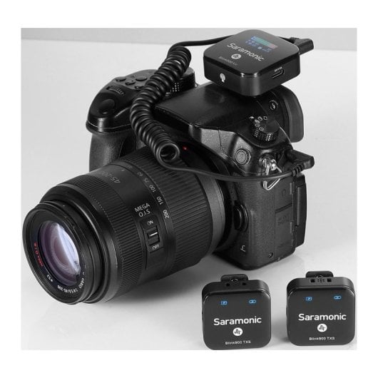 Saramonic Blink900 S2 Système de microphone sans fil double canal ultra-compact