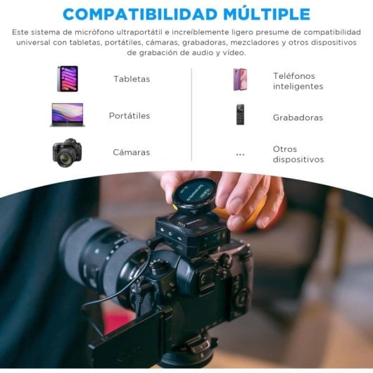 Saramonic BlinkMe B2 Micrófono Inalámbrico Táctil