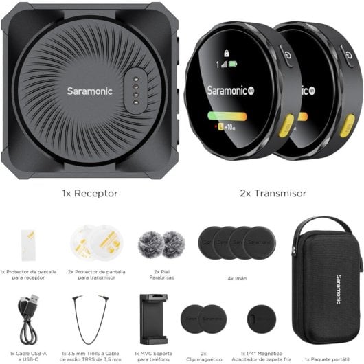 Saramonic BlinkMe B2 Micrófono Inalámbrico Táctil