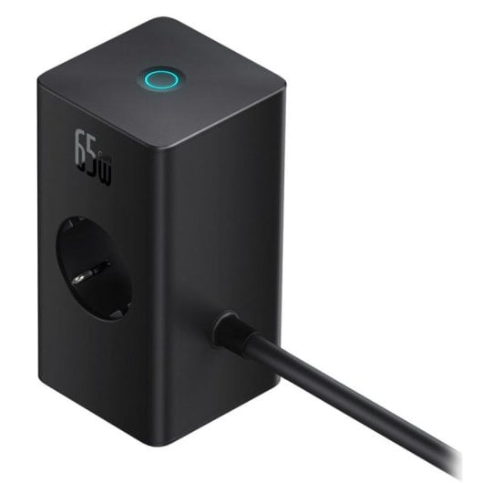 Baseus PowerCombo Tower 5 in 1 Estación de Carga Rápida 65W Negra