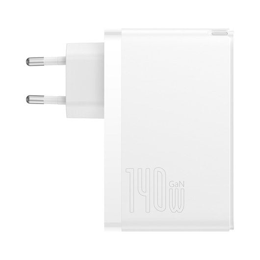 Caricatore rapido da muro Baseus GaN5 PRO PD3.1 USB-C 140W Bianco