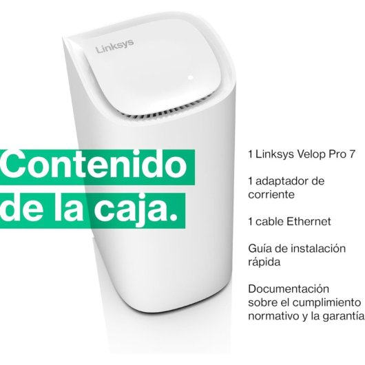 Système Wi-Fi maillé tribande Linksys Velop Pro 7, blanc