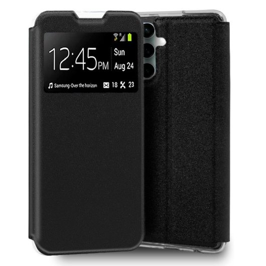 Custodia Flip Cover nera liscia e fantastica per Samsung S711 Galaxy S23 FE