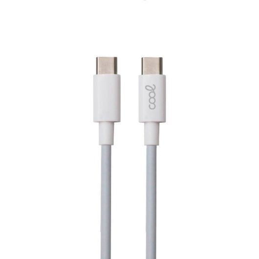 Cool Cable Compatible Universal UBS Tipo-C a Tipo-C Blanco 3m