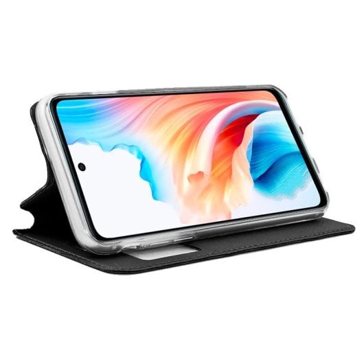 Cool Funda Flip Cover Liso Negro para Oppo A79 5G