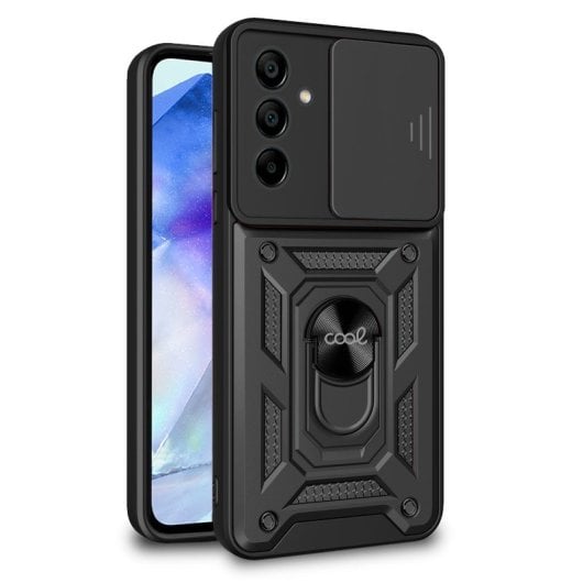 Cool Carcasa Hard Ring Negro para Samsung A556 Galaxy A55 5G