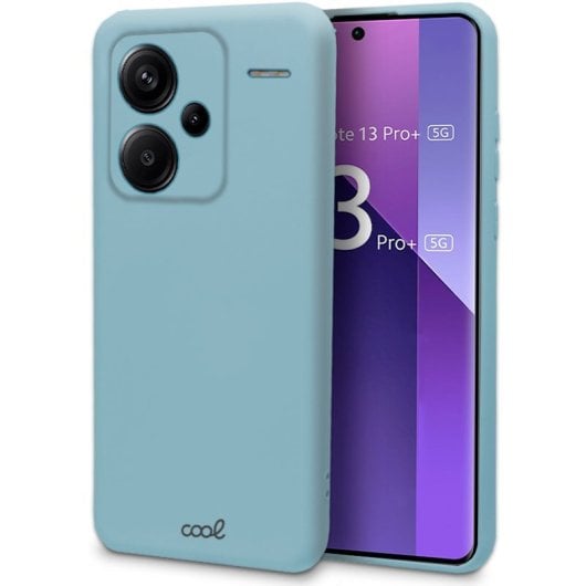 Cool Carcasa Cover Celeste para Xiaomi Redmi Note 13 Pro Plus 5G