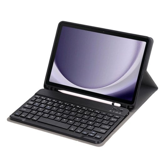 Cool Funda con Teclado Bluetooth de Polipiel Negro 11" para Samsung Galaxy Tab A9 Plus X210
