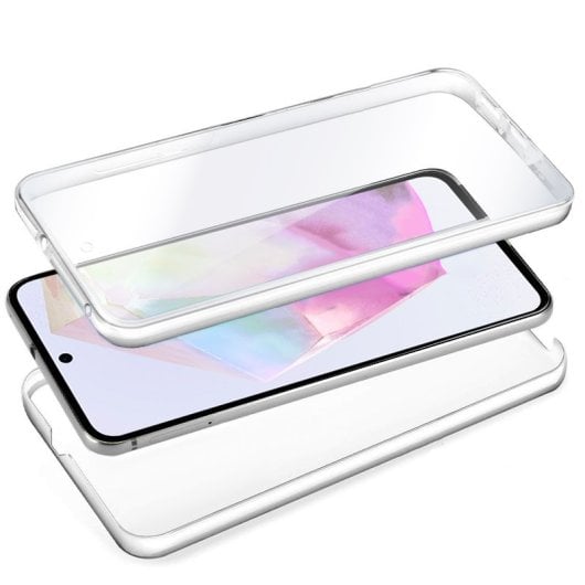 Cool Funda de Silicona 3D Transparente Frontal + Trasera para Samsung A356 Galaxy A35 5G