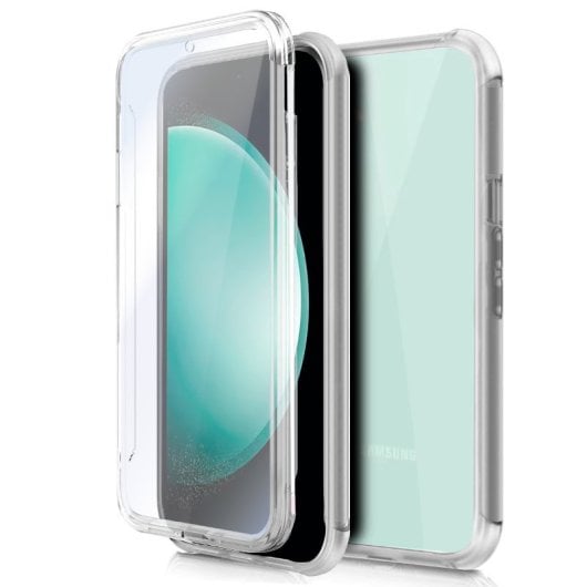 Fantastica custodia in silicone trasparente 3D anteriore + posteriore per Samsung S711 Galaxy S23 FE