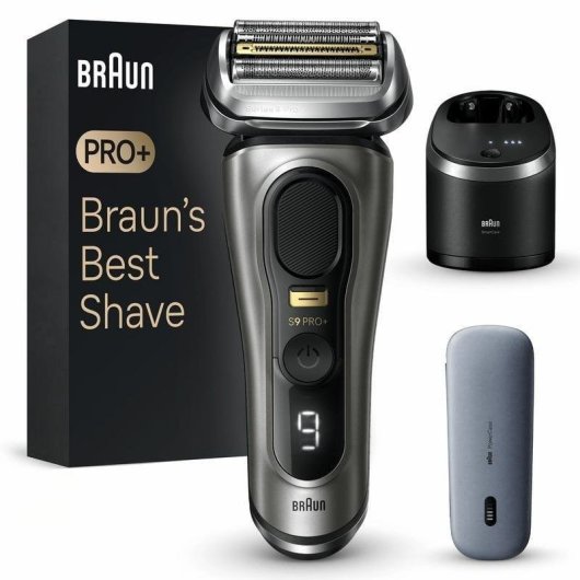 Rasoir Visage Braun Series 9 Pro+ 9575CC Sans Fil 90min Sec et Mouillé 5 Lames