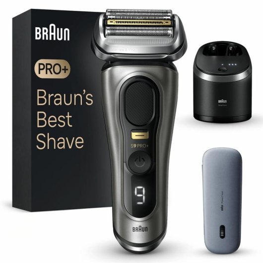 Rasoir Visage Braun Series 9 Pro+ 9575CC Sans Fil 90min Sec et Mouillé 5 Lames