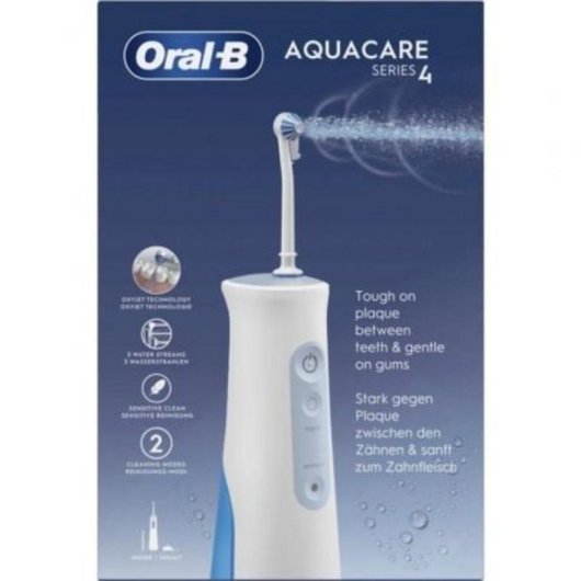 Hydropulseurs Oral-B Aquacare Series 4 Technologie Oxyjet 2 Niveaux d’Intensité 2 Buses