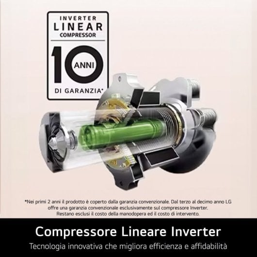 LG Frigorífico Serie P500 Combi Door Cooling+ 419L B Acero Inoxidable