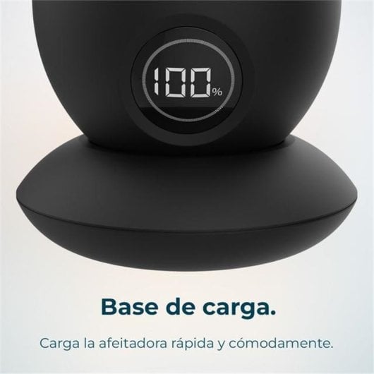 Cecotec Bamba PrecisionCare Skull Máquina de Barbear de Cabeça com 7 Lâminas Flutuantes e Base de Carregamento