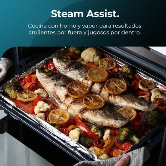 Forno Multifunções Cecotec Bolero Hexa C126000 Hidrolítico 77L 60cm A Vapor Inox