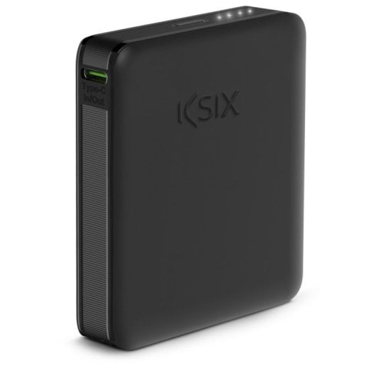 Ksix BPB05HD01 Powerbank Ultra Compacta 20W USB-C a USB-C 5.000mAh Negra