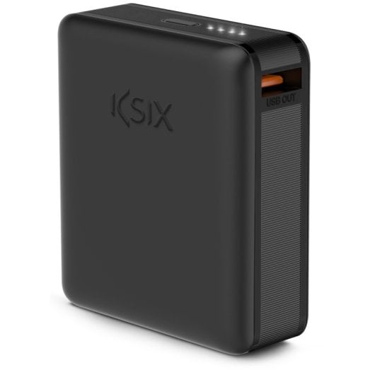 Ksix BPB10HD01 Powerbank Ultra Compacta 22,5W USB-C a USB-C 10.000mAh Negra