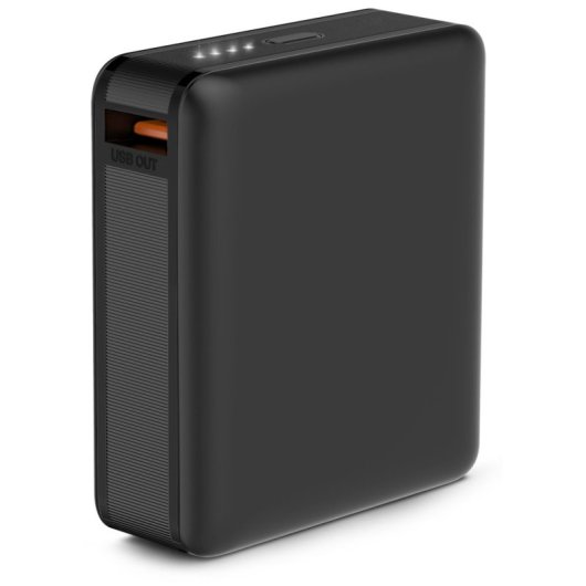 Ksix BPB10HD01 Powerbank Ultra Compacta 22,5W USB-C a USB-C 10.000mAh Negra
