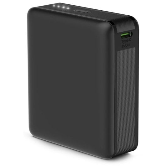 Ksix BPB10HD01 Powerbank Ultra Compacta 22,5W USB-C a USB-C 10.000mAh Negra