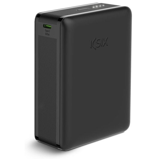 Ksix BPB20HD01 Powerbank Ultra Compacta 22,5W USB-C a USB-C 20.000mAh Negra