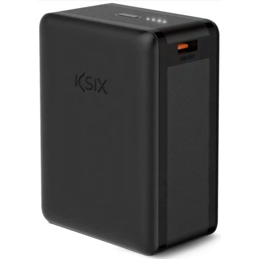 Ksix BPB30HD01 Powerbank Ultra Compacta 65W USB-C a USB-C 30.000mAh Negra